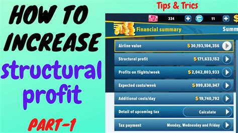 It's also important to highlight that the total revenue of a flight is the product of the number of people that booked, multiplied by the average fare per booking. . How to increase structural profit in airlines manager